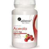 Acerola 125mg x 120 tablets Aliness Natural Vitamin C