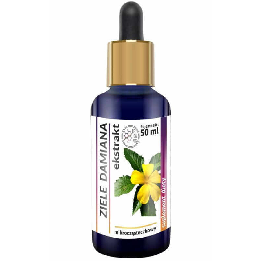 Damiana Kruid Microdeeltje Extract 50ml Organis