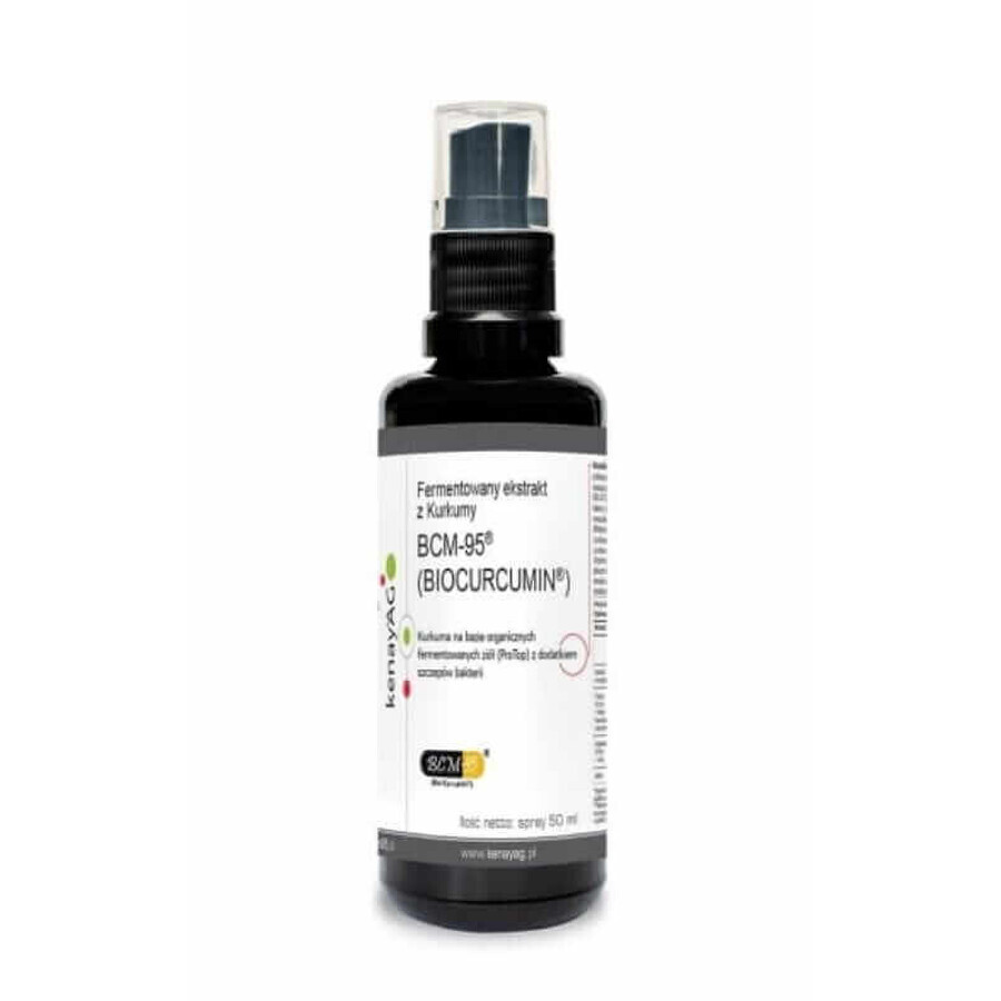 Curcuma BCM-95 BIOCURCUMIN - extrait fermenté - spray 50 ml, KenayAG