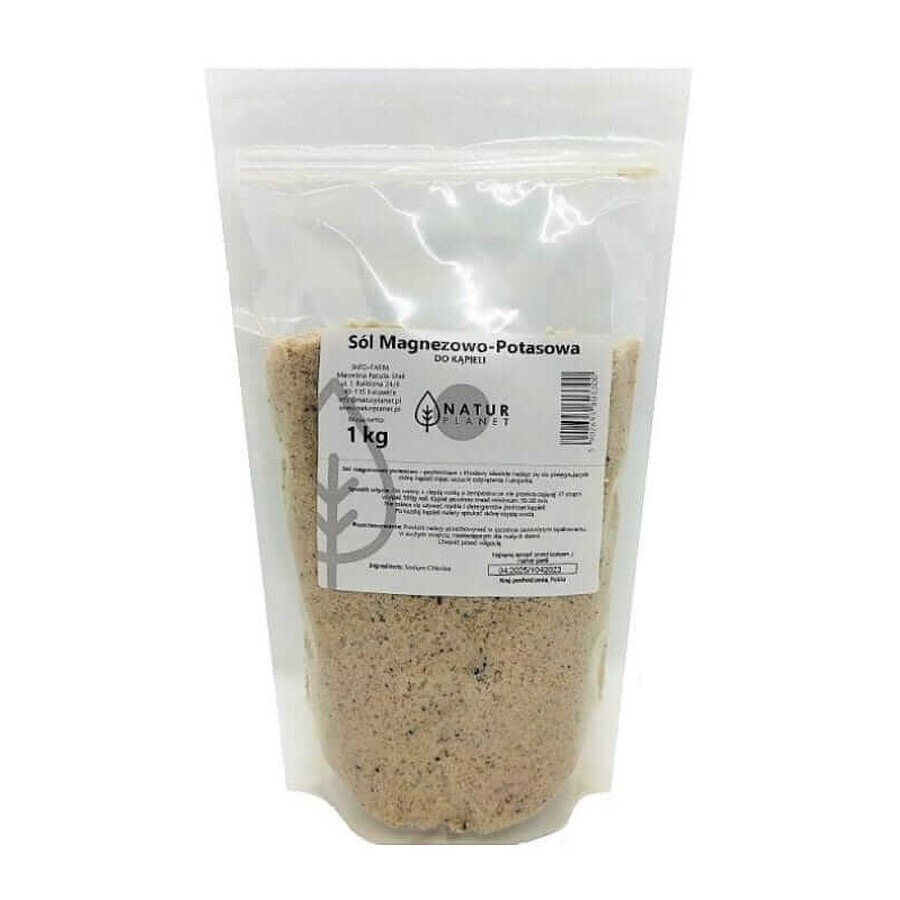 Sel de bain au magnésium-potassium 1kg Natur Planet