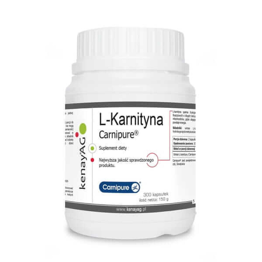 L-Carnitină Carnipure (300 capsule), Kenay