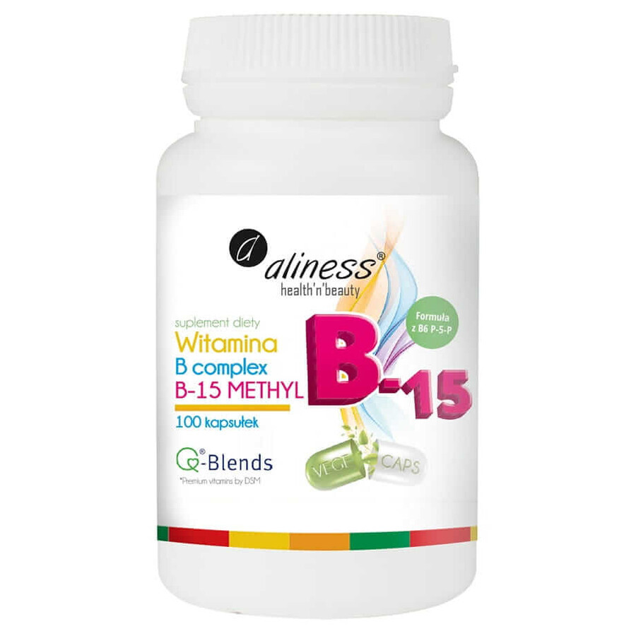 Vitamin B Complex B-15 Methyl 100 caps Aliness