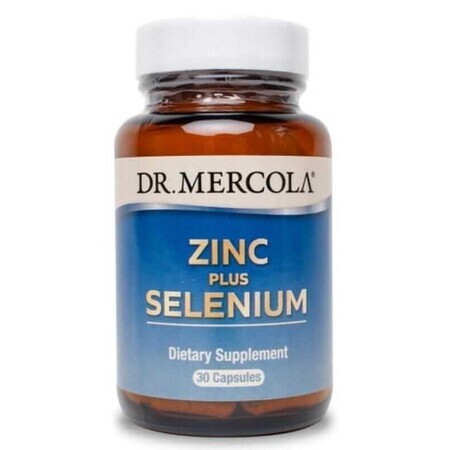 Zinc avec sélénium - Zinc plus sélénium 30 gélules DR Mercola