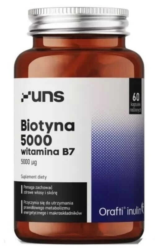 Biotine 5000 µg 60 capsules UNS