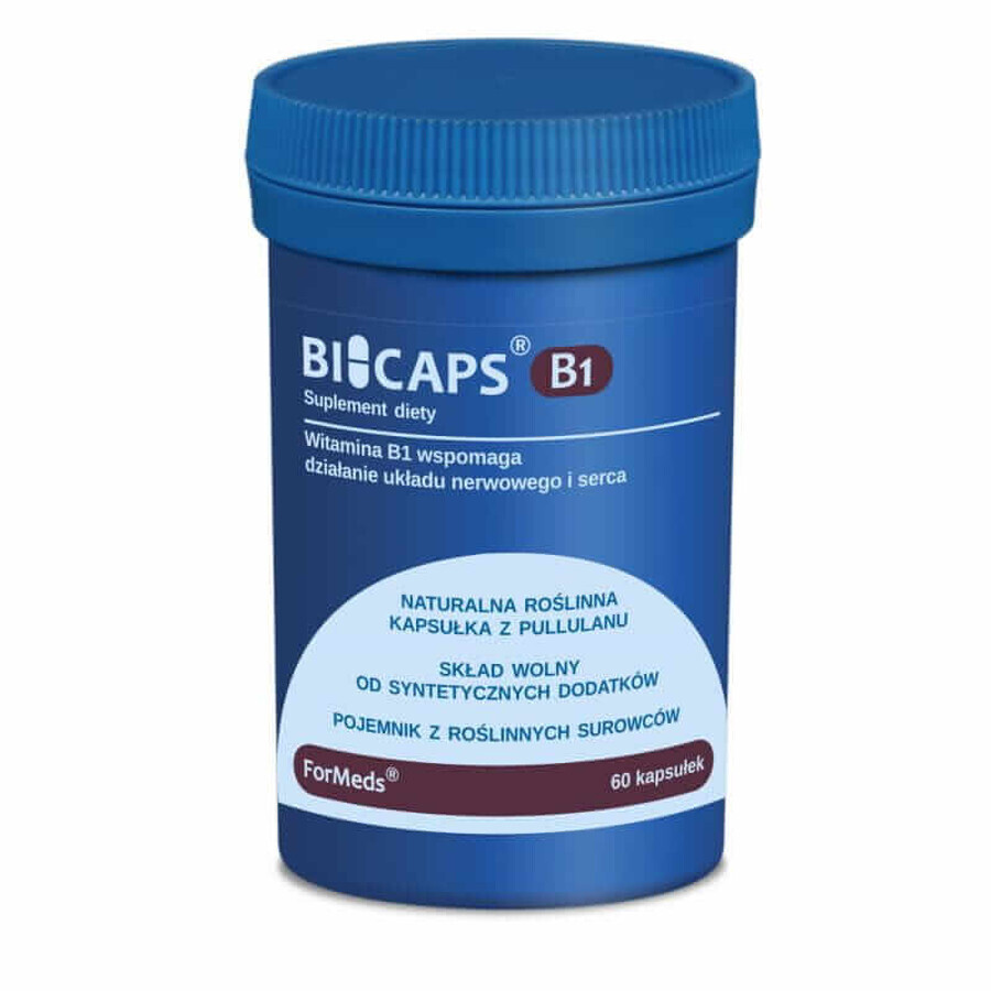 BICAPS B1 (Thiamin) 60 vegetarische Kapseln - Formeds