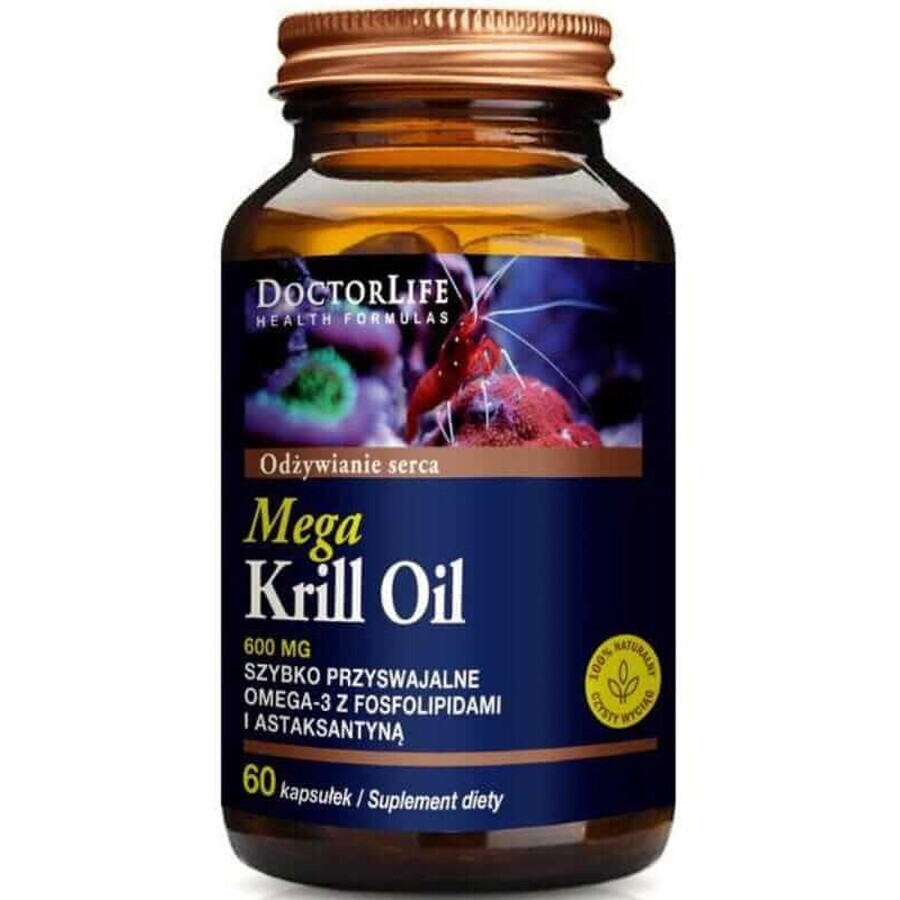 Doctor Life Mega Krill Olie 60 capsules