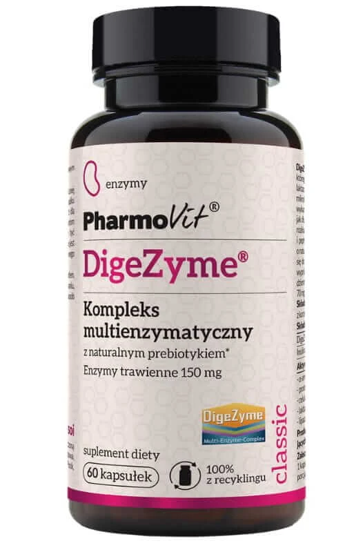 Digezyme® 150 mg multienzymcomplex 60 capsules Pharmovit