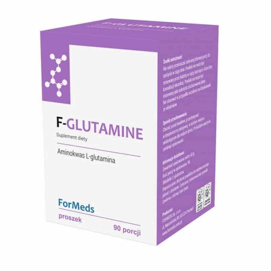 Glutamine POWDER 90 porties Glutamine-formuleringen