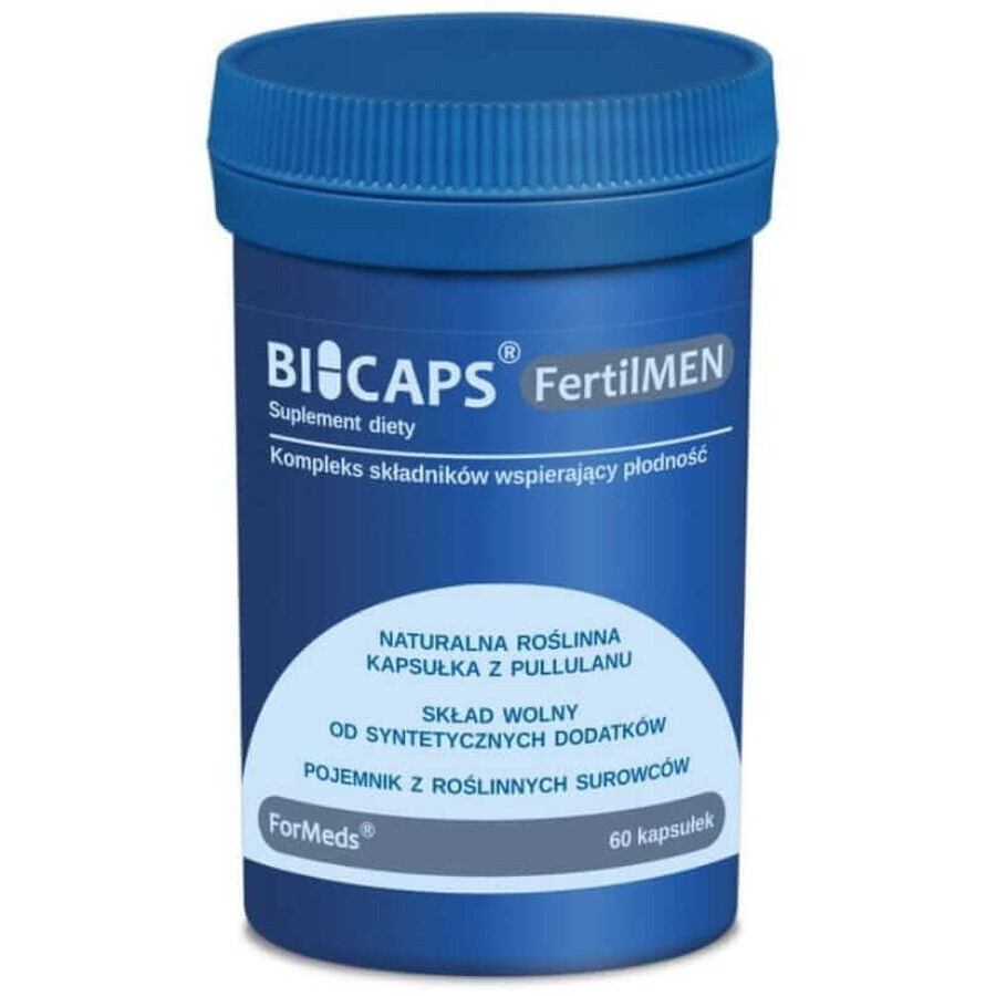 Bicaps FertilMEN 60 capsules Vormen