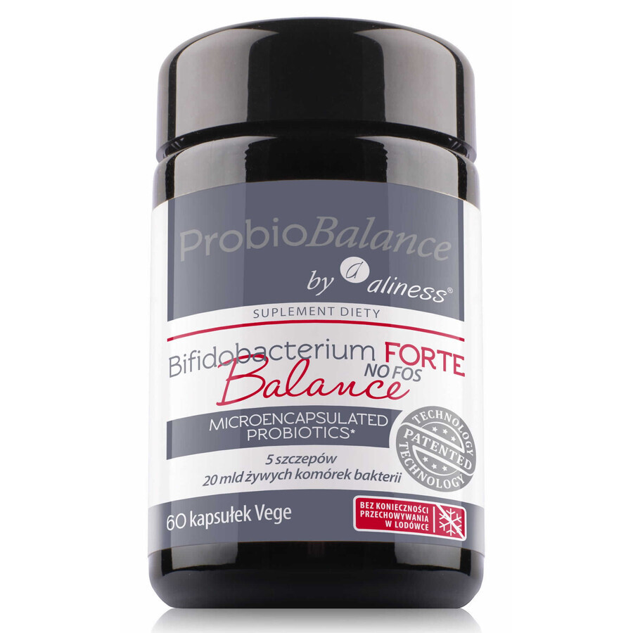 ProbioBalance (Bifidobacterium FORTE Balance No Foss 20 billion) 60 capsules Aliness