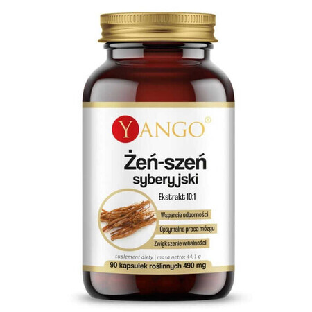 Siberische ginsengextract 10:1 - 90 capsules YANGO