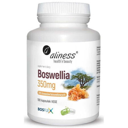 Boswellia 350mg (70%/10%) 100 capsules Aliness