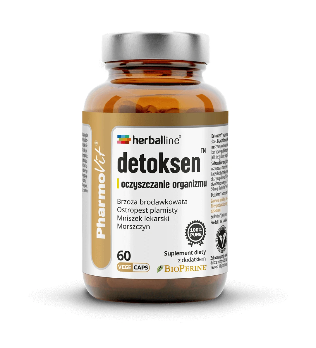 Herballine Detoksen Lichaamsreiniging 60 capsules