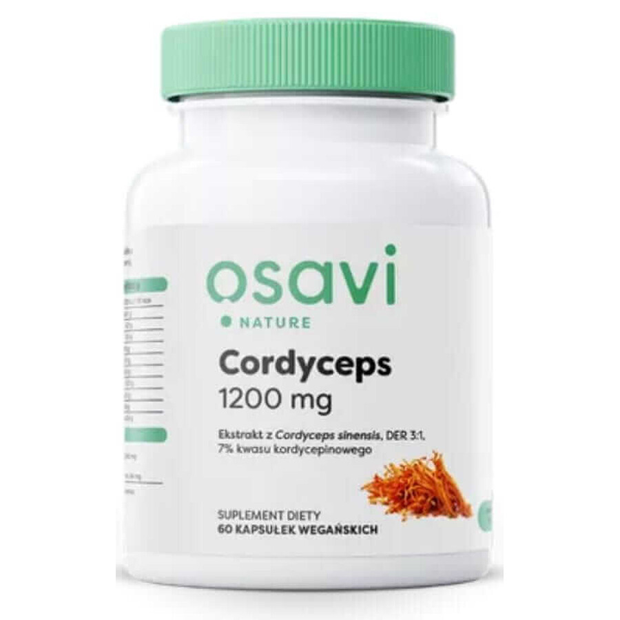 Osavi Cordyceps 1200 mg, 60 capsules