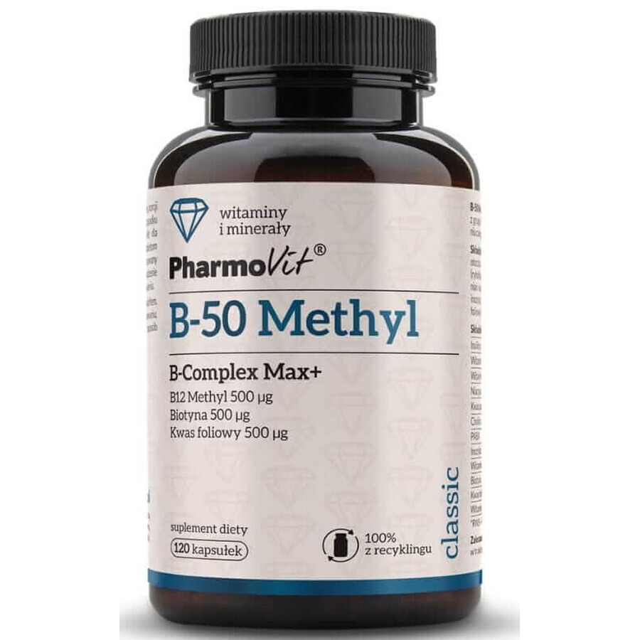 B-50 Methyl B-complex Max+ 120 capsule Pharmovit Classic