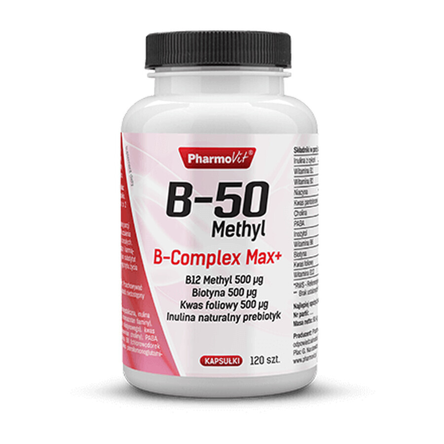 B-50 Methyl B-complex Max+ 120 capsule Pharmovit Classic