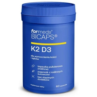 Bicaps Vitamin K2 MK-7 100 mcg + D3 2000 IU (60 capsules) Formeds