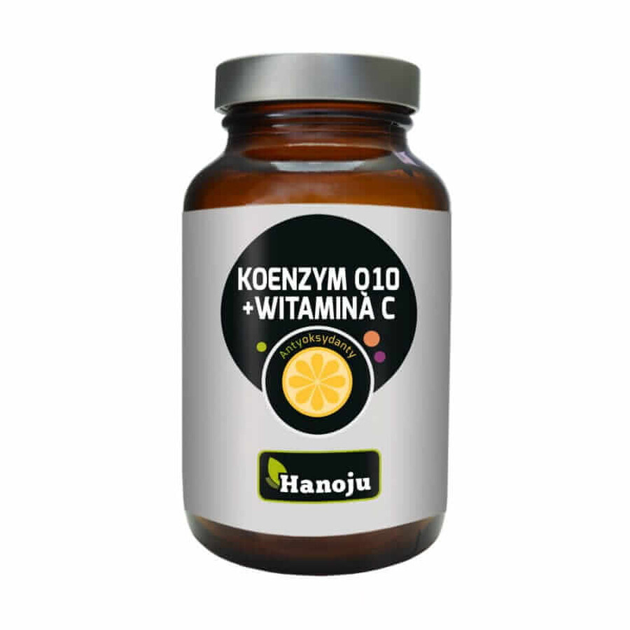 Coenzyme Q10 30mg + Vitamine C 500mg 90 gélules, Hanoju