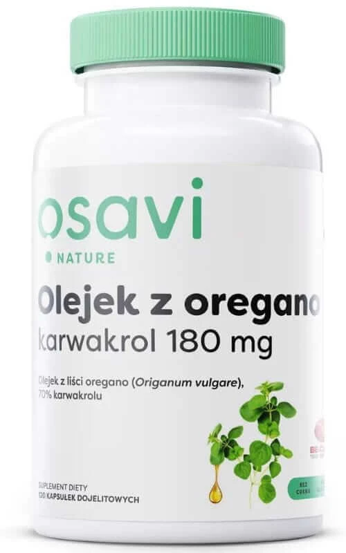 Oregano Olie Carvacrol 180mg 120 capsules Osavi