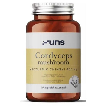 Cordyceps paddenstoel (400mg) 60 capsules UNS