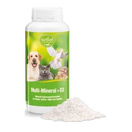 Multi Mineraal voor honden, katten, vogels en reptielen 200 g Tierlieb Sanct Bernhard