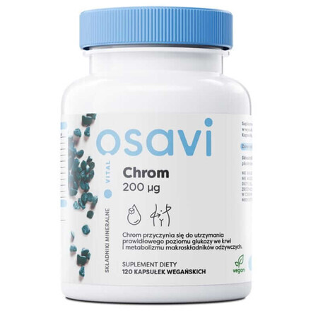 Osavi Cromo 200mcg 120 cápsulas