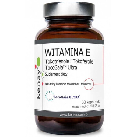 Vitamine E Tocotriënolen en Tocoferolen TocoGaia 60 capsules Kenay