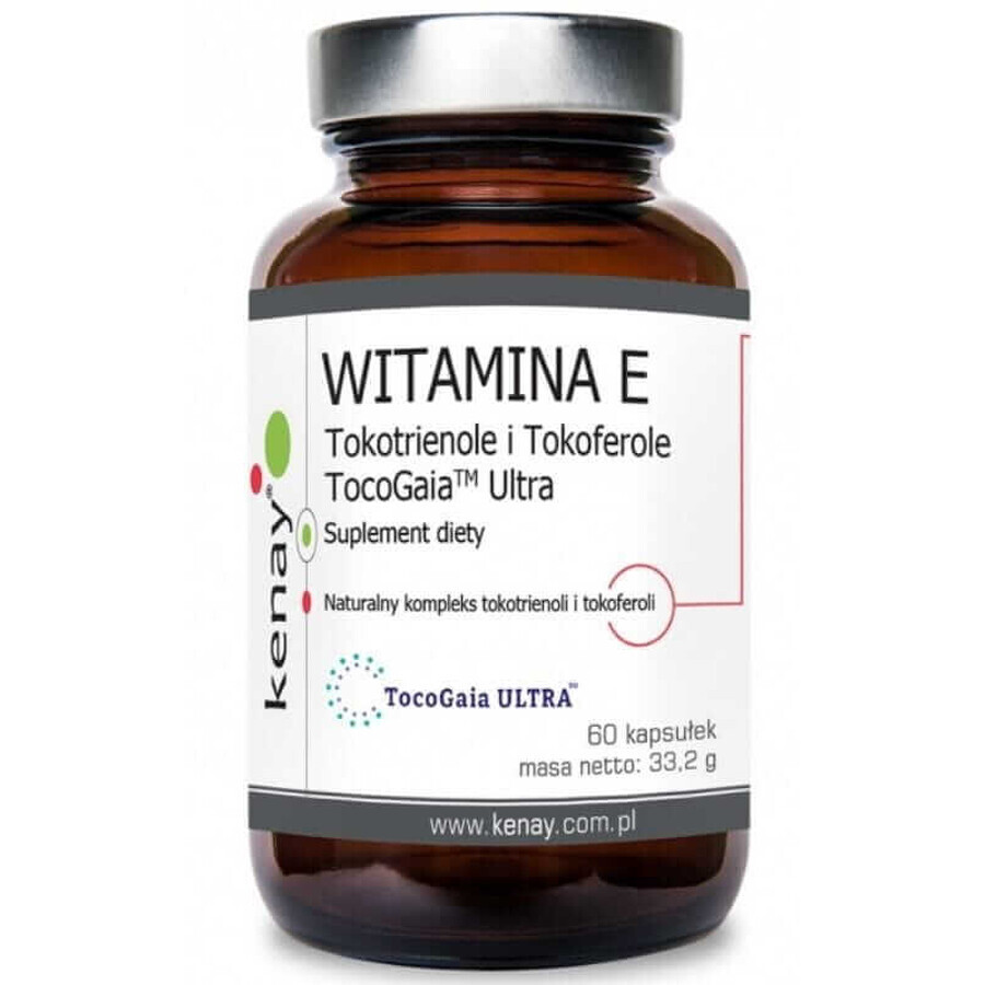 Vitamine E Tocotriënolen en Tocoferolen TocoGaia 60 capsules Kenay