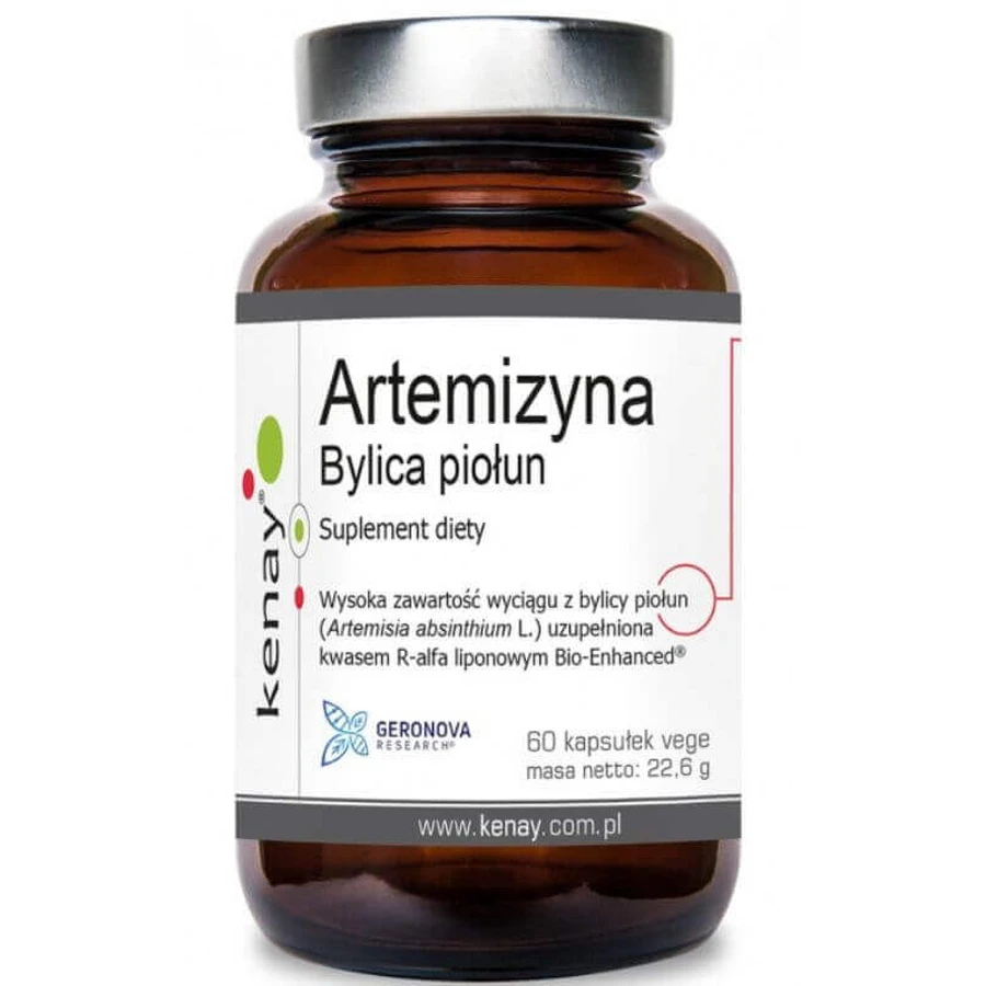 Kenay Artemizyna Bylica Piołun, 60 kapsułek: ceny i cechy