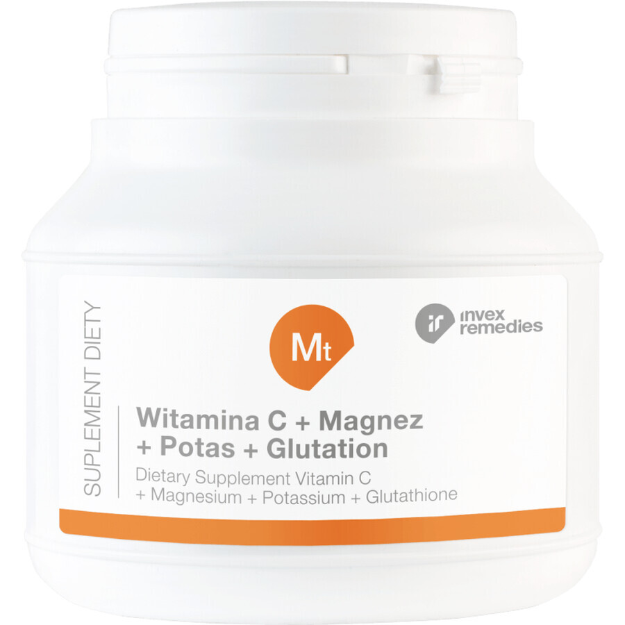 MT Vitamin C + Magnesium + Kalium + Glutathion 150G, Invex Remedies