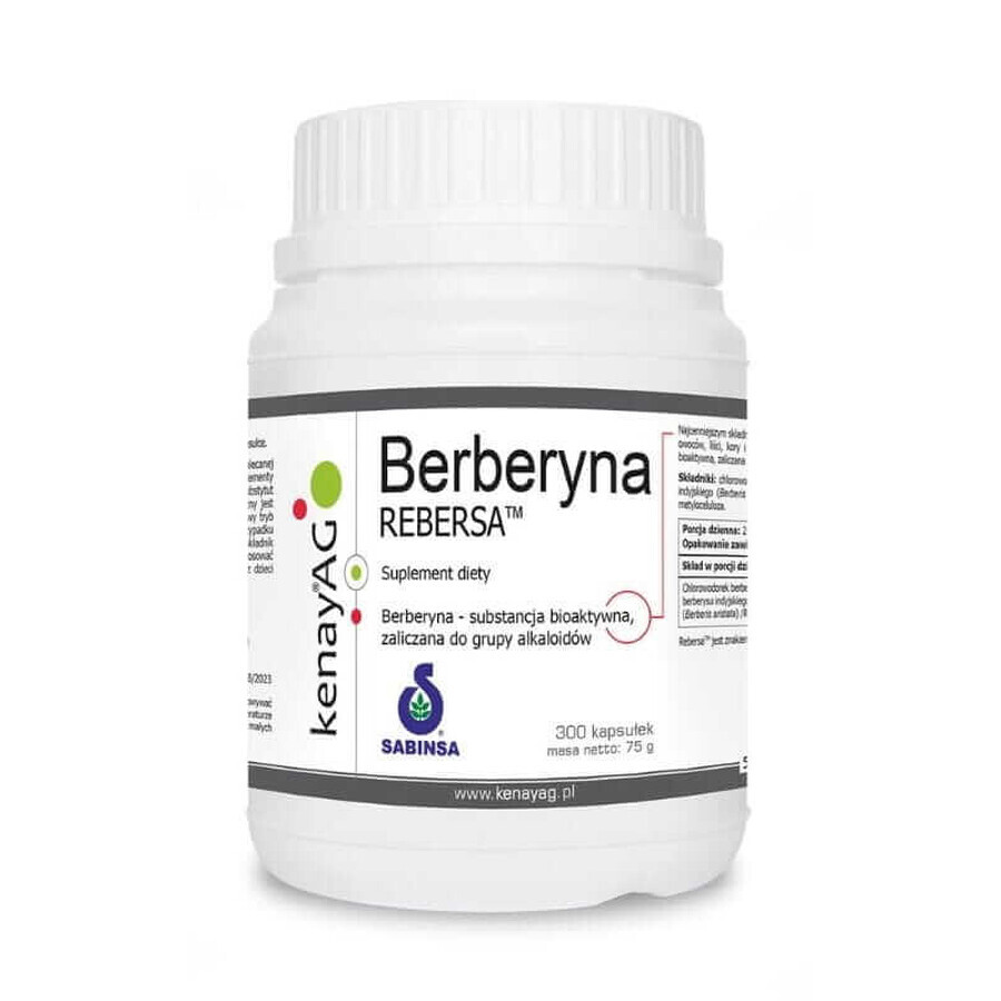 Berberine Rebers 300 capsule, Kenay