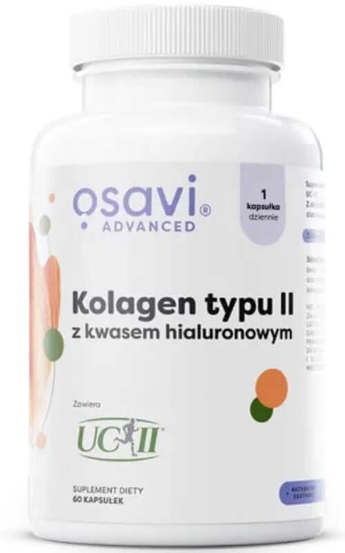 Osavi Collageen type II (UC-II) met hyaluronzuur + wilde roos 60 capsules