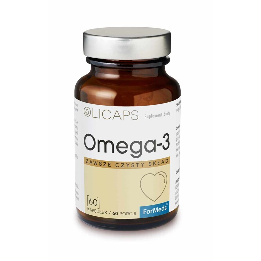 OLICAPS OMEGA-3 DHA EPA 60 capsules Vorm