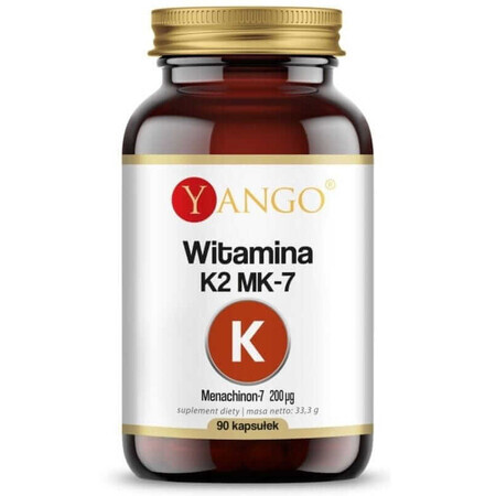 Vitamina K2 MK-7 200 µg (90 cápsulas) Yango