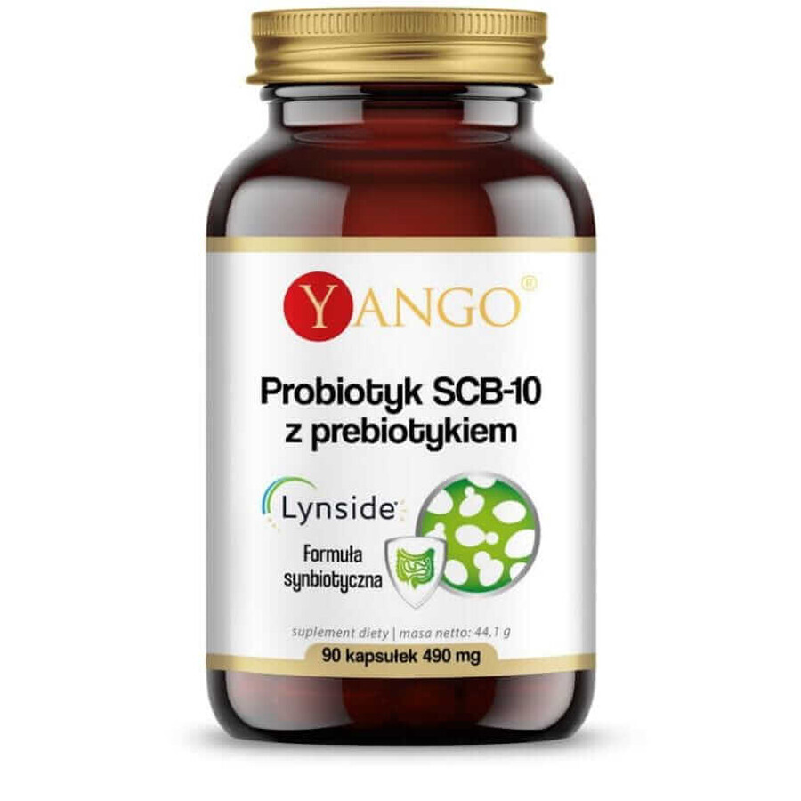 Probiotique SCB-10 avec prébiotique 90 gélules Yango