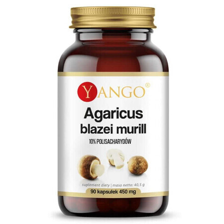 Agaricus - 10% polysacharide-extract - 90 capsules YANGO