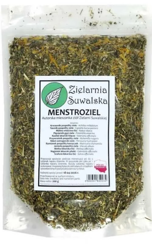 Kruidenmengsel Menstroziel 200g van Herbarium Suwałki Herbarium Suwałki