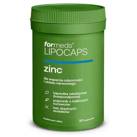 Lipocaps Zinc Zinc lipozomal 15 mg (30 capsule) Formate