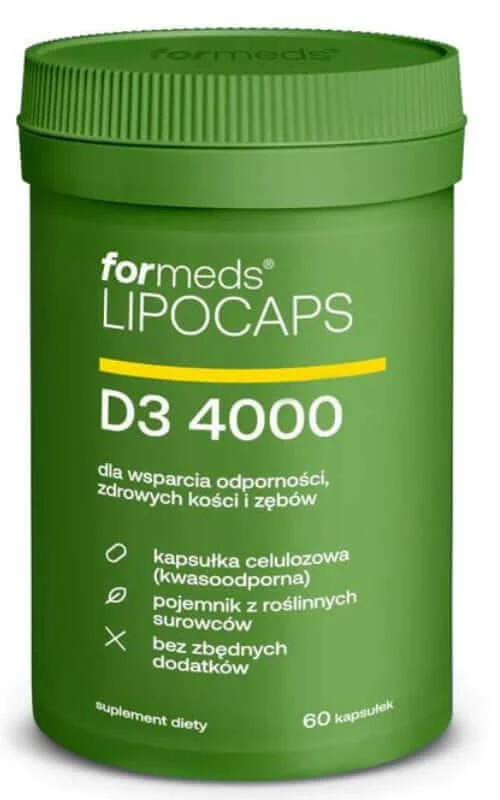 Lipocaps D3 liposomaal 4000 IE, 120 capsules, ForMeds