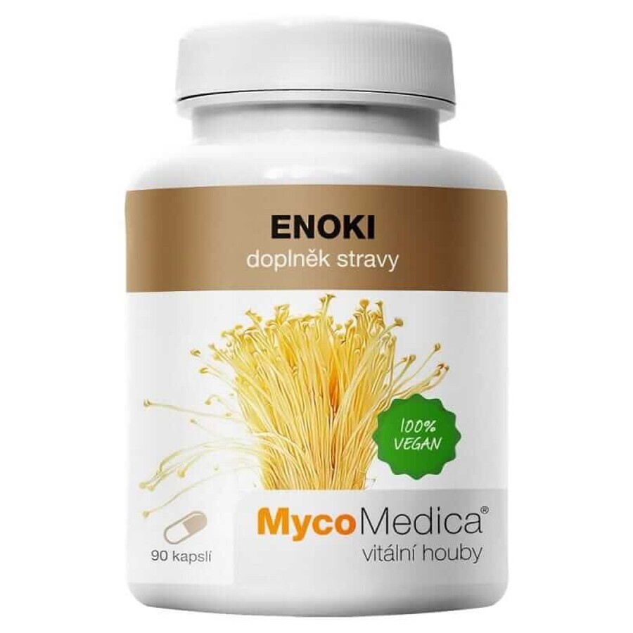 Enoki 30% polysacharide 90 capsules MycoMedica