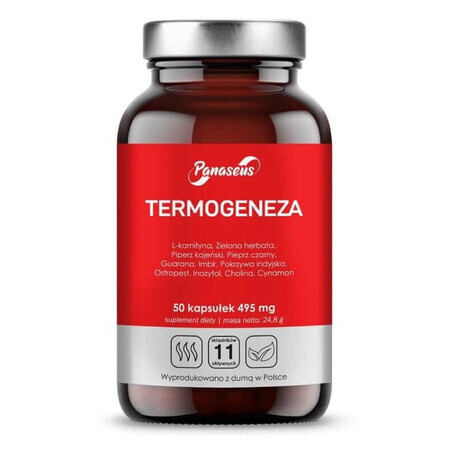 Thermogenesis - 50 capsules - Panaseus