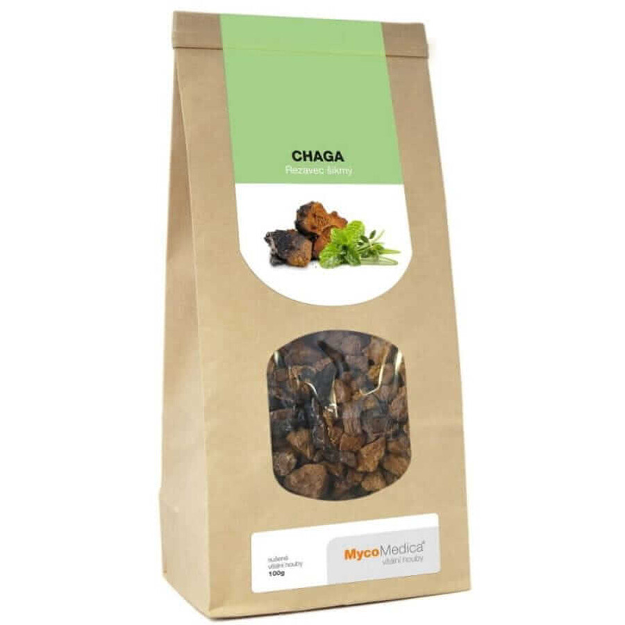 Gedroogde Chaga Paddenstoelen 100g MycoMedica