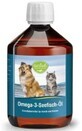 Omega-3 voor honden en katten zeevisolie EPA en DHA 500 ml Tierlieb Sanct Bernhard