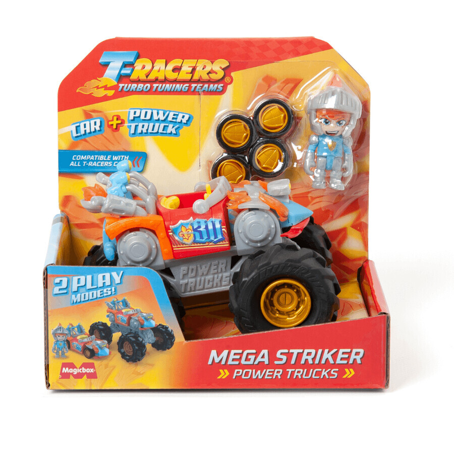 Masinuta Power Trucks Mega Striker, +3 ani, T-Racers