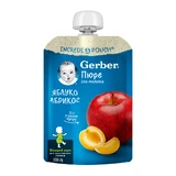 Purée de pommes et d'abricots, 6 mois+, 150 g, Gerber