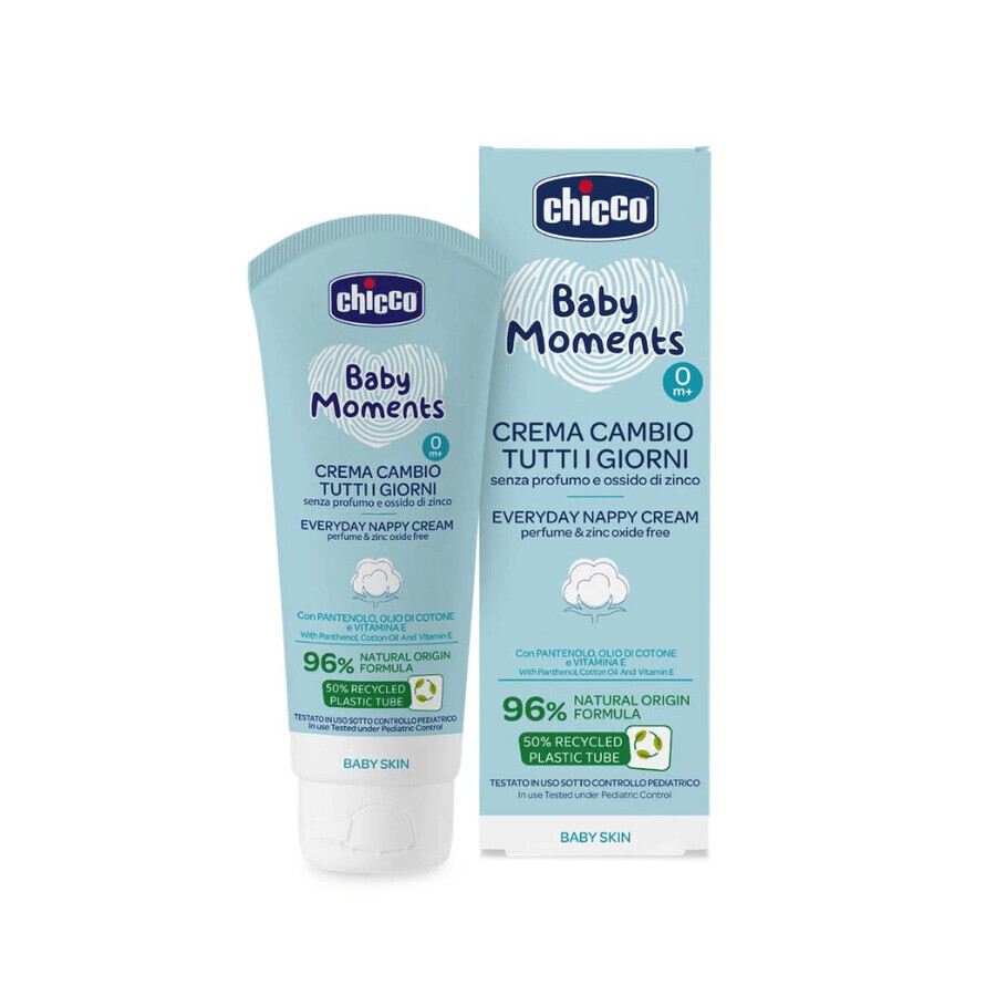 Beschermende crème tegen luieruitslag Baby Moments, + 0 maanden, 100 ml, Chicco