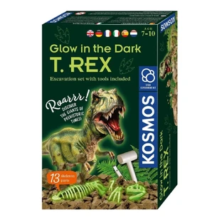 Educational set Phosphorescent T-Rex Stem, +7 years, Kosmos