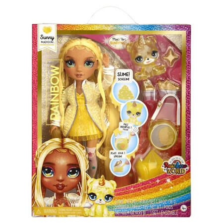 Sunny Madison doll, +6 years, Rainbow High