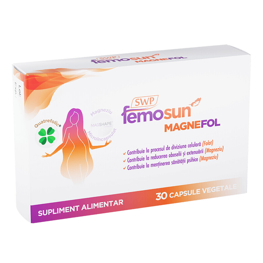 Femosun Magnefol, 30 vegetarian capsules, Sun Wave Pharma