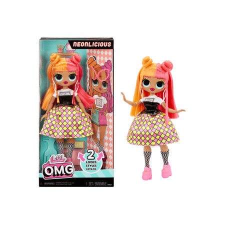 Fashion doll with accessories OMG Neonlicious, + 3 years, L.O.L Surprise